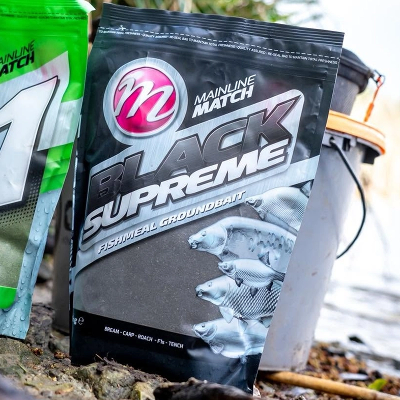 Mainline Match Black Supreme Groundbait 1kg